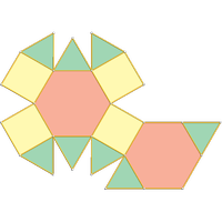 Prisme hexagonal parabiaugment (J55)