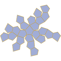 Icosittradre pentagonal