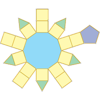 Cpula pentagonal alongada (J20)