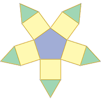 Pyramide pentagonale allonge (J9)