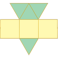 Pyramide triangulaire allonge (J7)