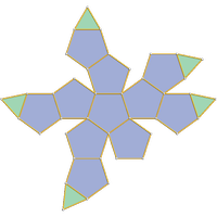 Dodecaedro aumentado (J58)