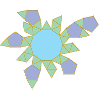 Rotunda pentagonal giroalongada (J25)