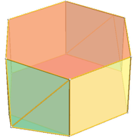 Prisme hexagonal parabiaugment (J55)