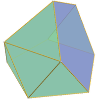 Icosaedro tridiminudo (J63)