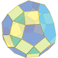 Rhombicosidodecadre tridiminu (J83)