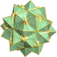 Compos de cinq cubes et cinq octadres