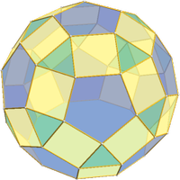 Rombicosidodecaedro diminudo (J76)
