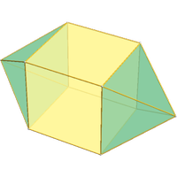 Bipirmide quadrada alongada (J15)