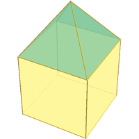Pyramide carre allonge (J8)