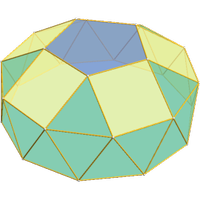 Coupole pentagonale gyroallonge (J24)