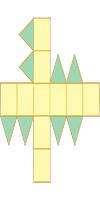 Square orthobicupola (J28)