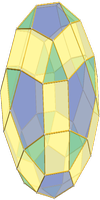 Trigyrate rhombicosidodeca. (J75)