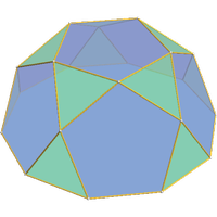 Processo de triangulação do poliedro planifi cado.